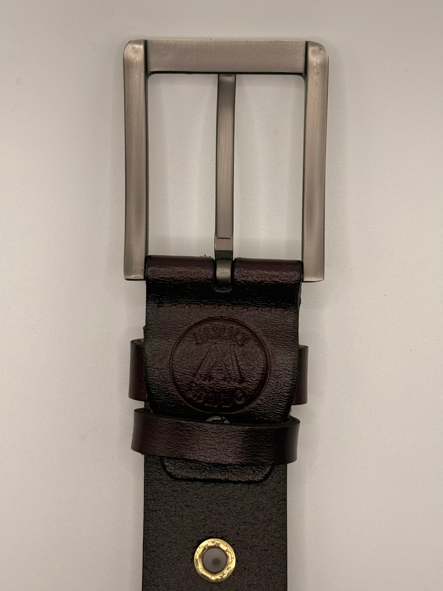 The Universal Belt - One Size Fits All - Brown Leather & Gold Hardware