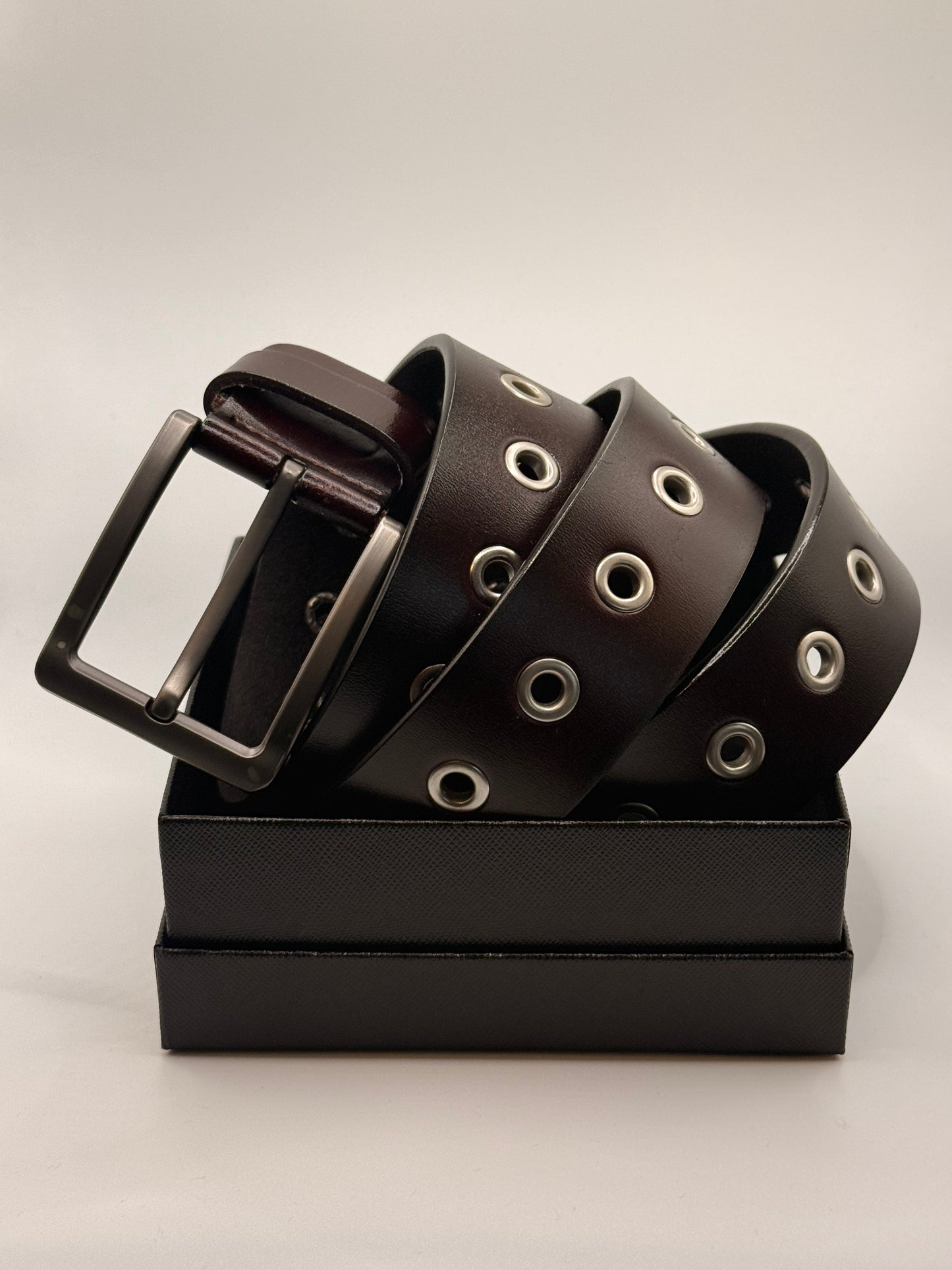 The Universal Belt - One Size Fits All - Brown Leather & Silver Hardware