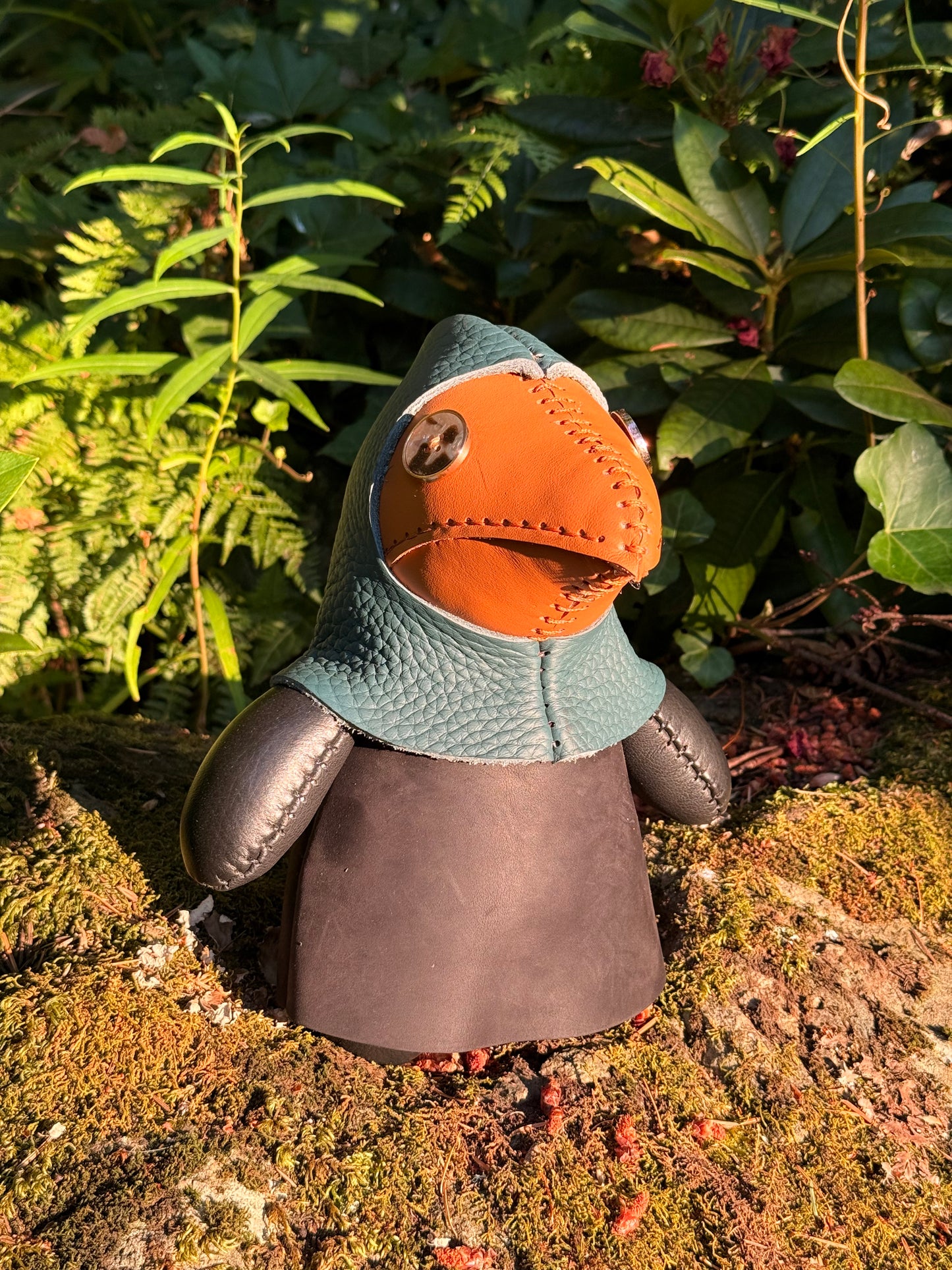 Bartholomew - Orange Style - Handsewn With 100% Canadian Produced Leather