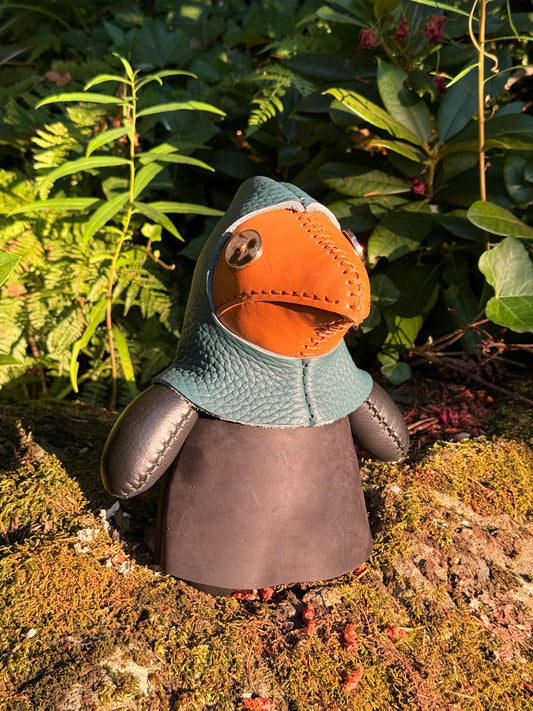 Bartholomew - Orange Style - Handsewn With 100% Canadian Produced Leather