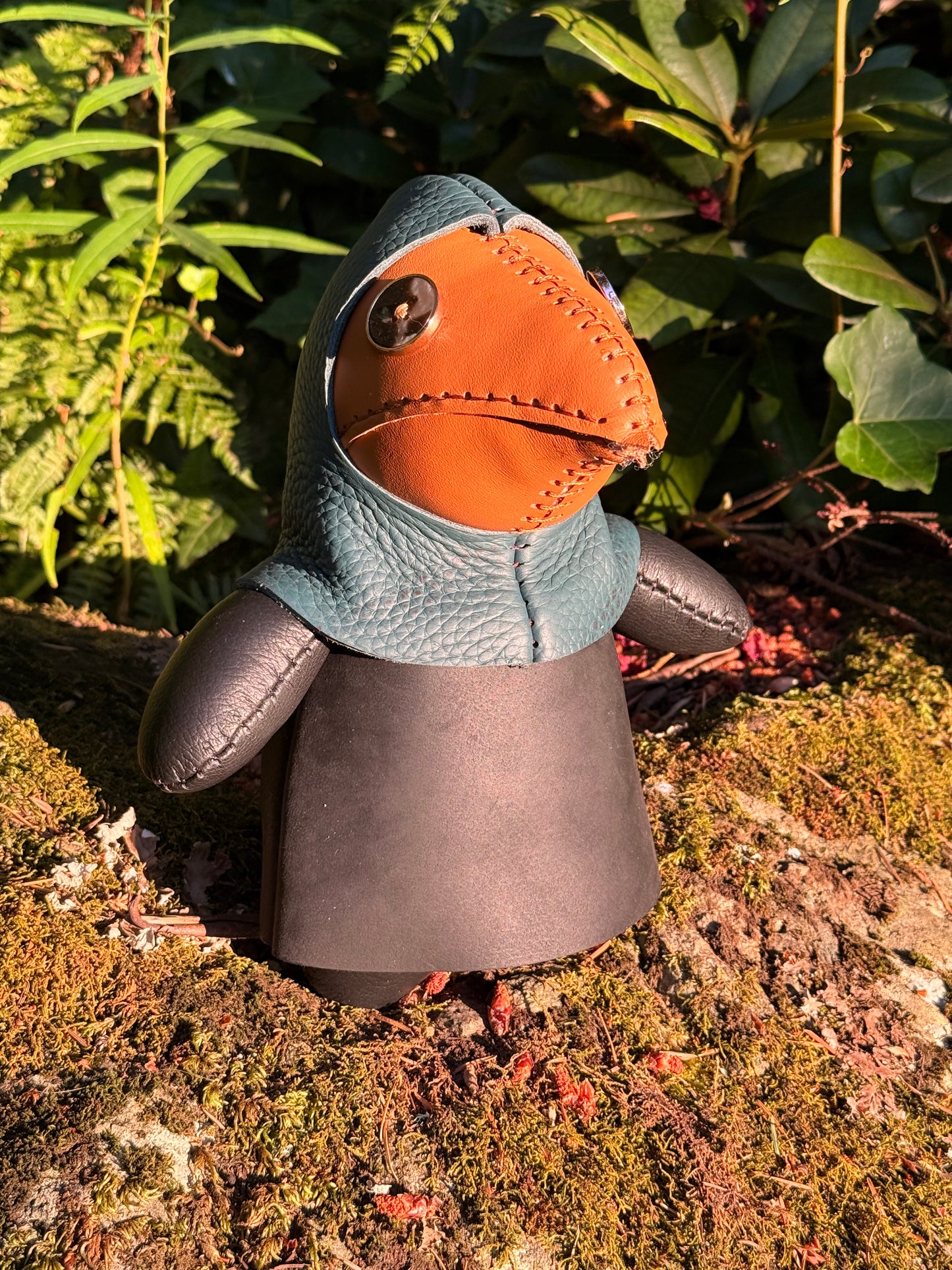 Bartholomew - Orange Style - Handsewn With 100% Canadian Produced Leather